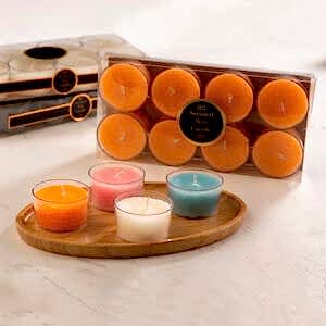 Anlık Işıltı Avuçlarınızda <br> Sekizli Kapsül Mum