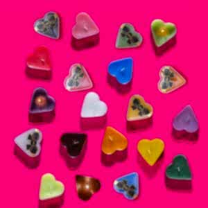 Aşkın En Güzel Yansıması <br> Kalp Kapsül Mum