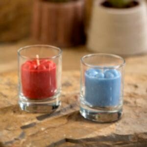 Minik Işıltılardan Kocaman Gülümsemeler Yaratın <br> İkili Mini Bardak Mum