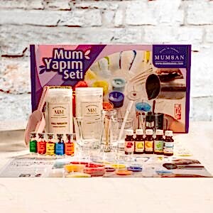 Kendi Mumunuzu Yapmak İçin Aradığınız Herşey <br> Toz Mum Yapım Seti