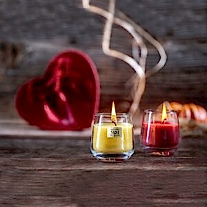 Aşkınızı Anlatan En Tatlı Işıltı <br> Love Serisi Mini Bardak Mumlar